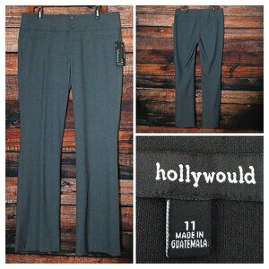 Hollywould Women's Gray Boot Cut Pants